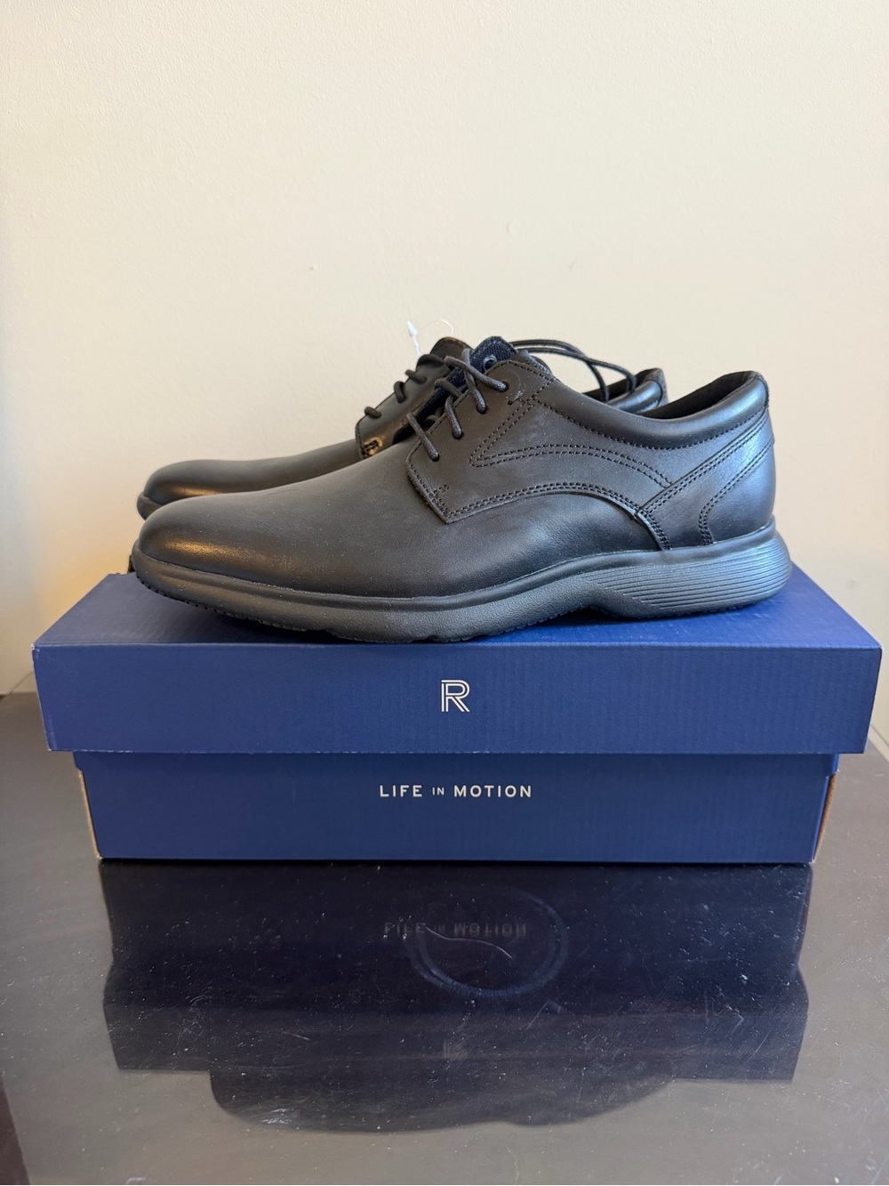 BNIB Men’s Rockport Truflex Dressport Plain Toe: Size 8